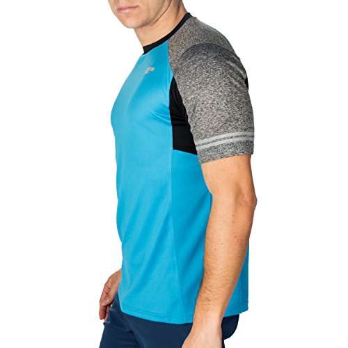 SPHERE-PRO 7018033S Camiseta Deportiva, Hombre, Azul (Turquesa), 36/S