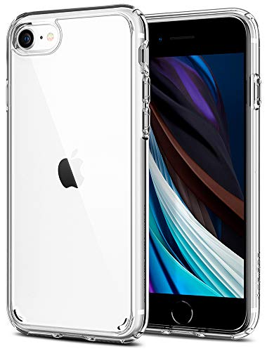 Spigen Funda Ultra Hybrid Compatible con iPhone SE 2020, iPhone 8, iPhone 7 - Transparente