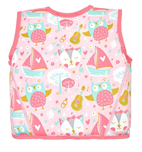 Splash About Chaleco Flotador Unisex para bebé, Unisex bebé - Owl & The Pussycat, 1-3 años