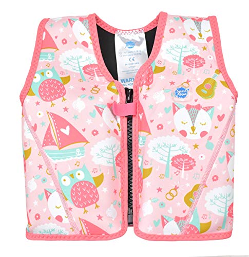 Splash About Chaleco Flotador Unisex para bebé, Unisex bebé - Owl & The Pussycat, 1-3 años