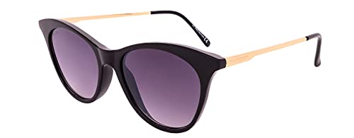 SQUAD mujeres Gafas de sol Ojos de gato Fashion 100% protección UV400 Talla pequeñas Finas