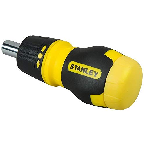 STANLEY 0-66-358 - Destornillador con carraca, magnético, 6 puntas