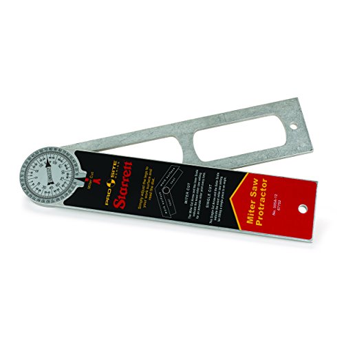 Starrett 505A Pro-Site - Transportador de ángulos (aluminio)