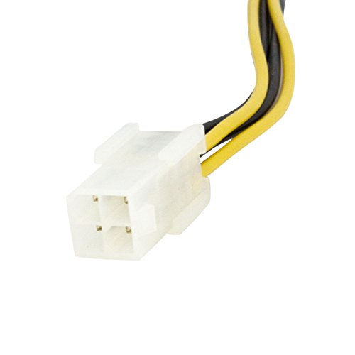 Startech.com EPS48ADAP - Cable Adaptador de alimentación EPS de 4 a 8 Pines con Molex, 15 cm