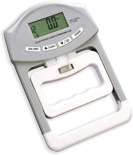 SUAVER 200 Lb/90 kg Dinamómetro Digital de mano fuerza de agarre Medición Meter Auto captura mano Grip de alimentación