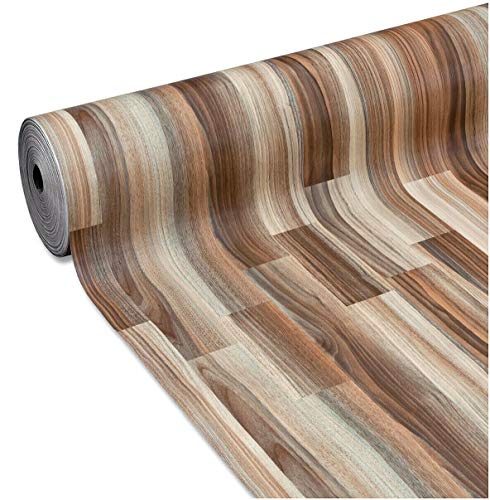 Suelo PVC al metro H100 cm Diseño Madera Parquet Piedra a medida Mod. Suelo PVC Madera Claro