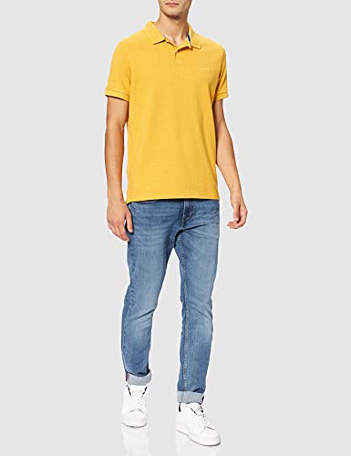 Superdry Classic Pique Polo Shirt, Turmeric Marl, L para Hombre