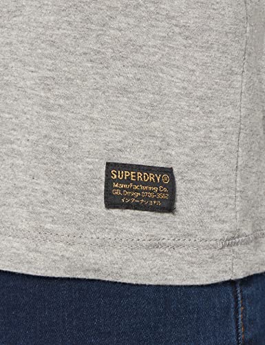 Superdry Classic tee Doubles Camiseta, Grey Multipack, L para Hombre