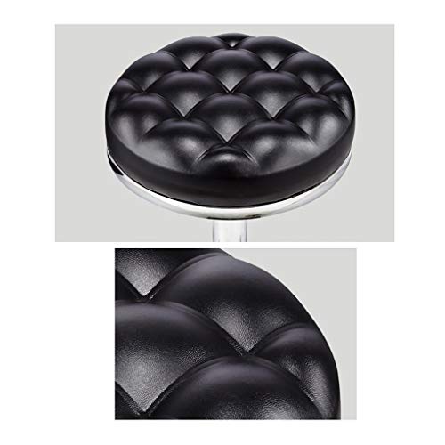 SXRDZ Taburetes Altos sillas Altas de Cocina sillas Altas de Cocina Taburete Alto Taburete Alto rotacion (Color : Black)