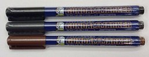 TAIYO Corporation Gundam Marker Value Set -GM01&02&03- (Black, Gray, Brown)