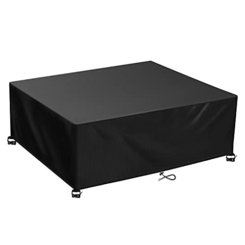 TAOCOCO Funda para Muebles de Jardín Impermeable, protección contra el Polvo y los Rayos UV, Cubierta de Mesa y Silla para Muebles de jardín (200x160x70 cm)