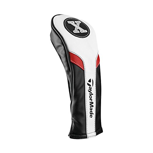 TaylorMade B1587701 Funda para hibrido de Golf, Hombre, Negro/Blanco/Rojo, Talla Única