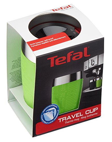 Tefal K3080314 - Taza térmica de viaje, acero inoxidable, 200 ml, color verde