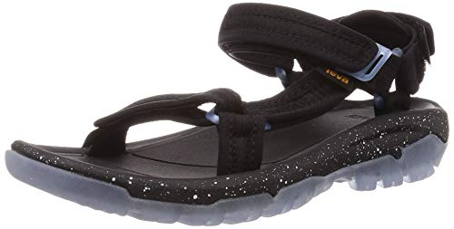 Teva Hurricane Xlt2 Frost, Sandalias de Punta Descubierta Mujer, Negro Black Black, 41 EU