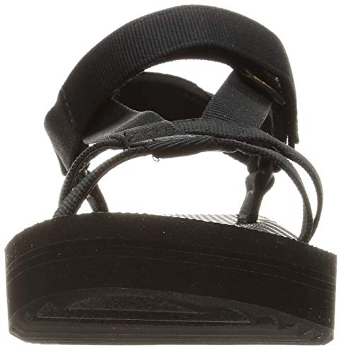 Teva Midform Arivaca Sandal Womens, Sandalias con Correa de Tobillo Unisex Adulto, Negro, 37 EU