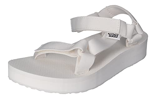 TEVA W MIDFORM Universal, Sandalias Mujer, Bright White, 38 EU