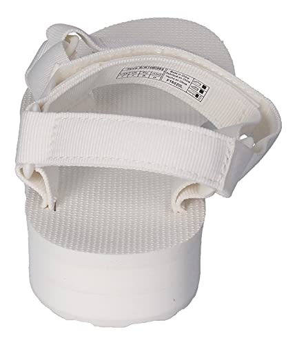 TEVA W MIDFORM Universal, Sandalias Mujer, Bright White, 38 EU