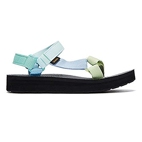 TEVA W MIDFORM Universal, Sandalias Mujer, Light Green Multi, 38 EU