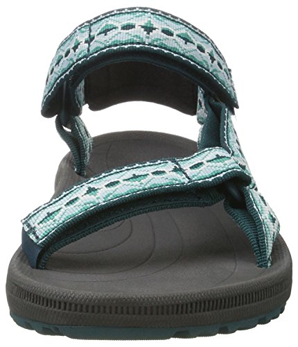 Teva W Winsted, Sandalias de Punta Descubierta Mujer, Turquesa (Antigua Deep Teal), 41 EU