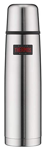 THERMOS 185234 - Frasco térmico para Bebida, 1 L, Color Plateado