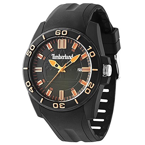 Timberland dunbarton Reloj para Hombre Analógico de Cuarzo con Brazalete de Silicona 14442JPB-19P