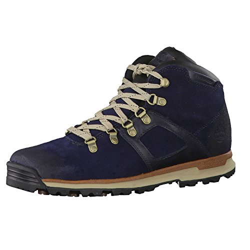 Timberland GT Scramble Leather Waterproof, Botas Chukka Hombre, Azul, 43