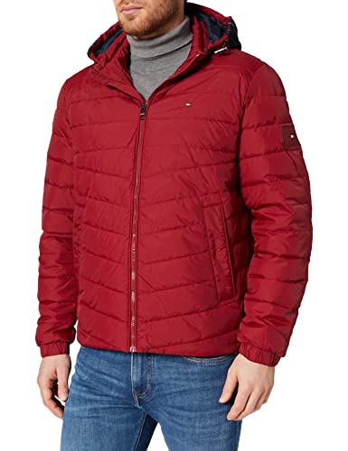 Tommy Hilfiger Chaqueta con Capucha, Rouge, XL para Hombre