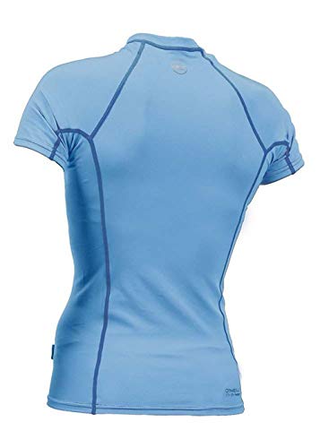 Top de Chaleco de Raso de Manga Corta para Mujer O';Neill Premium Skins - Bígaro - Easy Stretch Quick Dry - Slim Fit