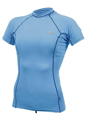 Top de Chaleco de Raso de Manga Corta para Mujer O';Neill Premium Skins - Bígaro - Easy Stretch Quick Dry - Slim Fit