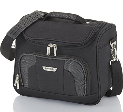 Travelite Neceser de Viaje, 19 litros, 36 cm, Negro