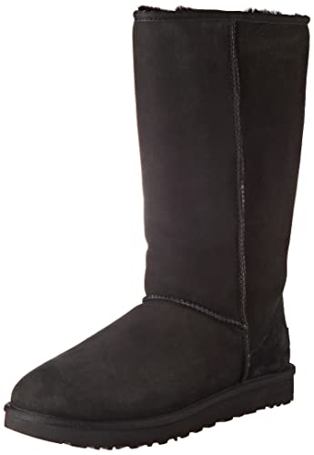 UGG CLASSIC TALL II, Bota clásica, Mujer, Negro (Black), 36 EU