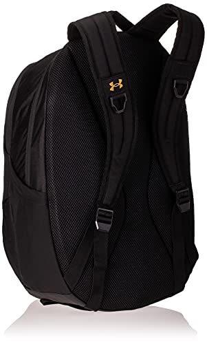 Under Armour Gameday 2.0 Mochila, Unisex Adulto, Negro/Negro/Dorado metálico Brillante (001), Talla única