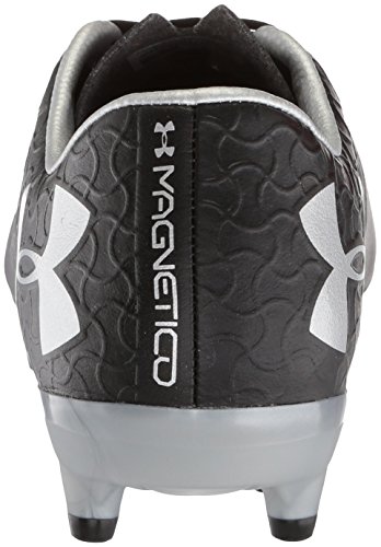 Under Armour Magnetico Select FG Jr, Botas de fútbol Unisex Niños, Negro (Black//Metallic Silver (001) 001), 35 EU