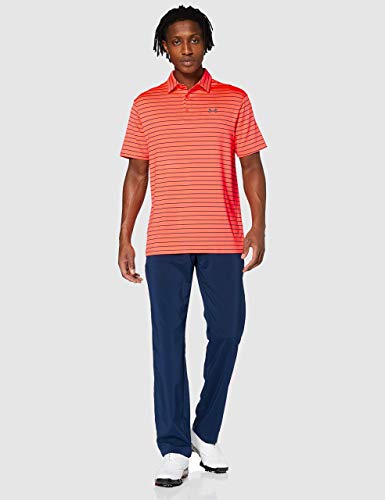 Under Armour Playoff 20 Men's Transpirable Hombre, cómoda y Ancha Camisa Polo Masculina de Manga Corta, Rojo, MD