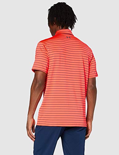 Under Armour Playoff 20 Men's Transpirable Hombre, cómoda y Ancha Camisa Polo Masculina de Manga Corta, Rojo, MD