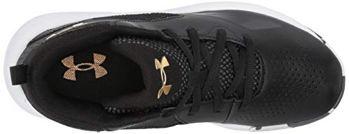 Under Armour UA GS Lockdown 5 Zapatillas de básquetbol para Unisex adulto, Negro (Black / White / Metallic Gold), 39 EU