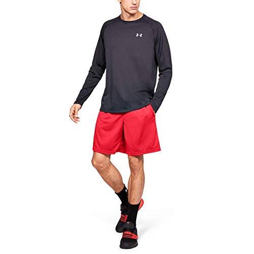 Under Armour UA Tech Mesh Short Pantalones Cortos, Hombre, Rojo (Red/Black 600), S