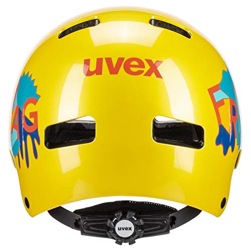 uvex Kid 3 Casco de Bicicleta, Juventud Unisex, Yellow, 55-58 cm