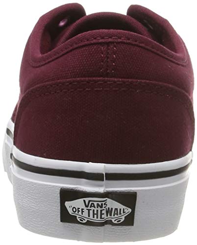 Vans Atwood, Zapatillas Hombre, Red Canvas Oxblood White 8j3, 43 EU