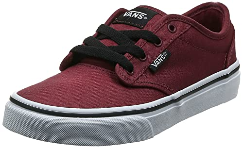 Vans Atwood, Zapatillas Hombre, Red Canvas Oxblood White 8j3, 43 EU