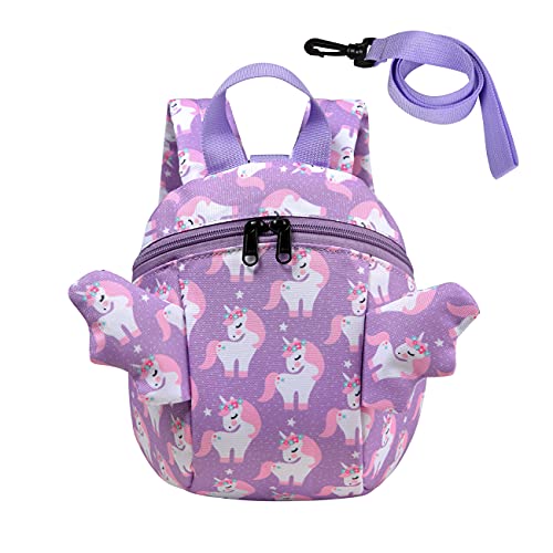 VASCHY Mochila Guarderia,Mochila Unicornio Niña Mochila Bebe Escolar Pequeña Linda de Bolsa para Infantil con Hebilla de Pecho