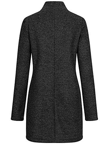 Vero Moda Vmbrushedkatrine Aw21 3/4 Jacket Ga Boos Chaqueta, Dark Grey Melange 2, S para Mujer