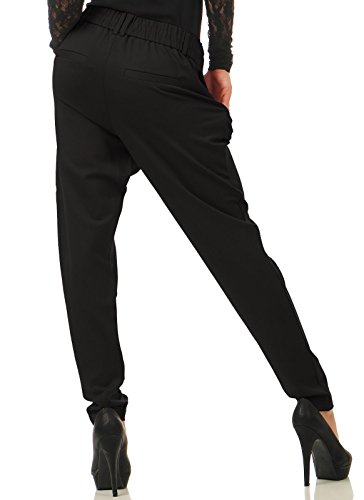 Vero Moda Vmeva Mr Loose String Pant Ga Noos Pantalones, Negro (Black), XL para Mujer