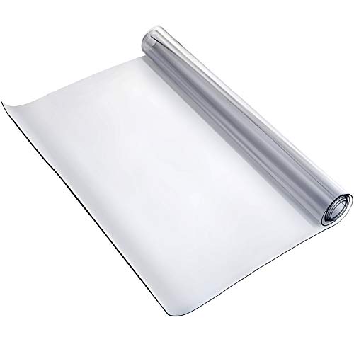 VEVOR Protector de Mesa de PVC Transparente de 1830 x 1170 mm, 1,5 mm, para Mesa de Comedor o Mesa de Madera