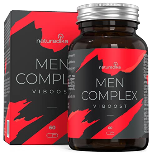 VIBOOST MEN COMPLEX | Fórmula Específica para HOMBRES | 11 ingredientes Súper Concentrados | Con Maca Andina, Zinc, Tribulus Terrestris, Ginseng y Arginina