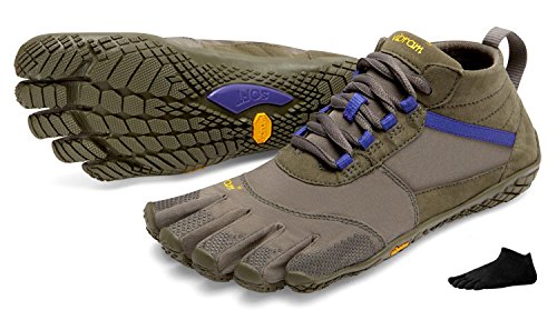 Vibram FiveFingers V-Trek - Juego de calcetines con dedos para mujer, color Verde, talla 40 EU