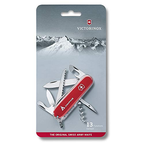 Victorinox - Navaja de Acampada, tamaño único - Azul Transparente (B1), One Size