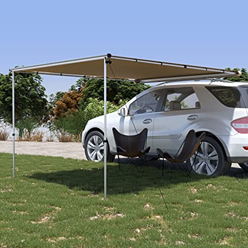 vidaXL Toldo para autocaravanas y caravanas 2,4x3x2,15 m Beige