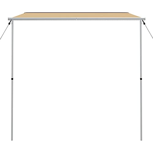 vidaXL Toldo para autocaravanas y caravanas 2,4x3x2,15 m Beige