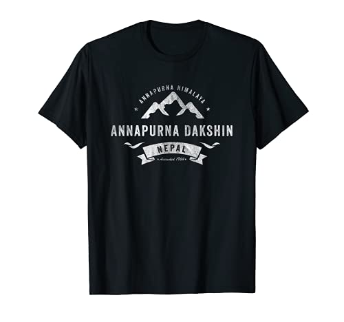 Vintage Annapurna Montaña Nepal Camiseta